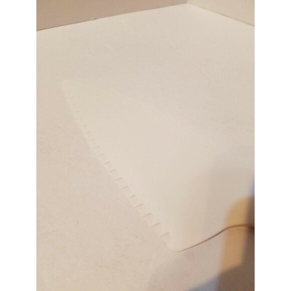 Tupperware Cut N Serve Pie Serrated Server 12" Vintage 5193A Nylon White - Picture 3 of 6